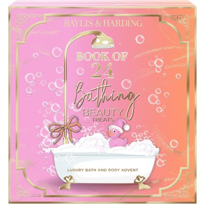 Baylis & Harding Jojoba, Vanilla & Almond Oil adventní , 24 ks adventní s milým, kosmetickým překvapením – Zboží Dáma