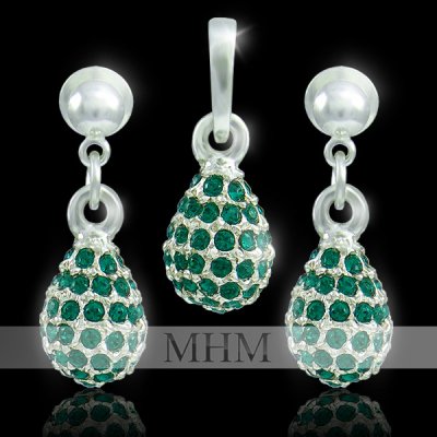 MHM Swarovski Kapka M4 Emerald – Zbozi.Blesk.cz