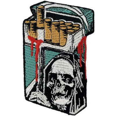 Nažehlovací nášivka Kouř smrti 8,5 cm x 8 cm – Hledejceny.cz