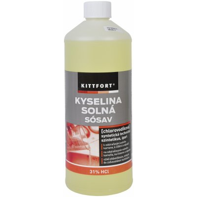 Kittfort Kyselina chlorovodíková (solná) 31% 1 l – HobbyKompas.cz