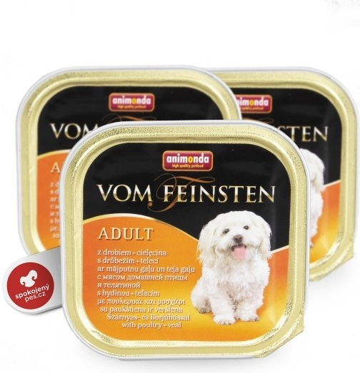 Animonda Vom Feinsten Adult Dog drůbež a telecí 150 g