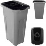 Kadax ODPADKOVÝ KOŠ NÁDOBA NA TŘÍDĚNÝ ODPAD 30 L KYBLÍK POPELNICE S VÍKEM – Zbozi.Blesk.cz