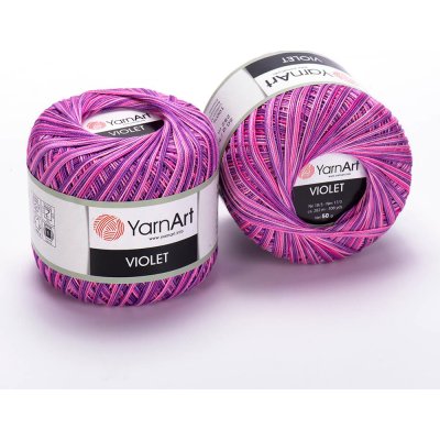 YarnArt Violet melange 508 - fialovo-růžová – Zboží Mobilmania