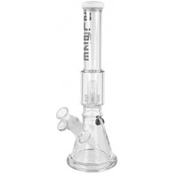 Blaze Glass Skleněný bong s perkolací Ice Drum per. White 35 cm