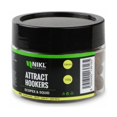 KAREL NIKL Dumbells Attract Hookers Scopex & Squid 150g 18mm – Hledejceny.cz