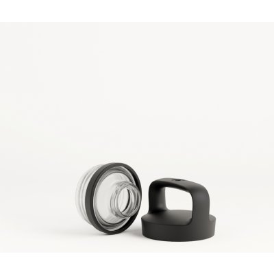 Waterdrop Funkční víčko s pítkem víčko s pítkem Black 1 ks – Zboží Mobilmania