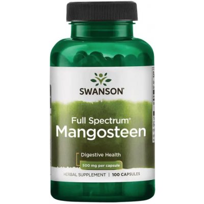 Swanson Full Spectrum Mangosteen Mangostana lahodná 500 mg 100 kapslí