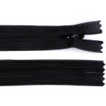 Stoklasa Spirálový zip skrytý No 3 délka 40 cm dederon Balení: 1 ks, Varianta: 332 černá 332 černá – Hledejceny.cz