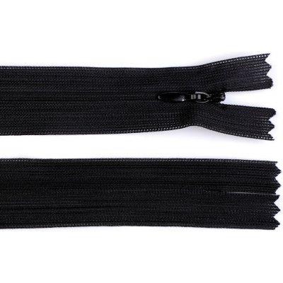 Stoklasa Spirálový zip skrytý No 3 délka 40 cm dederon Balení: 1 ks, Varianta: 332 černá 332 černá – Hledejceny.cz