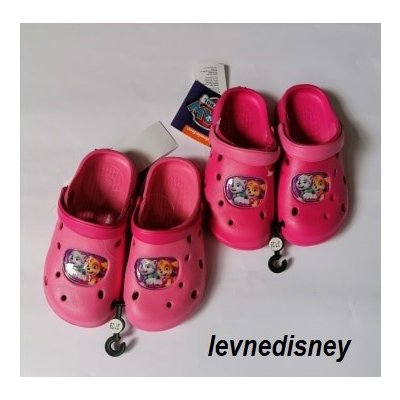 Crocs dívčí sandály Tlapková patrola růžové – Zboží Mobilmania