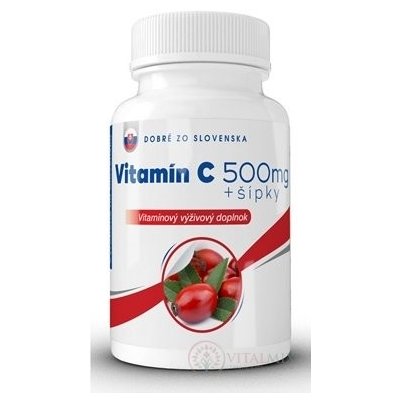 Dobré z CZ Vitamin C 500 mg + šipky 30 tablet – Hledejceny.cz