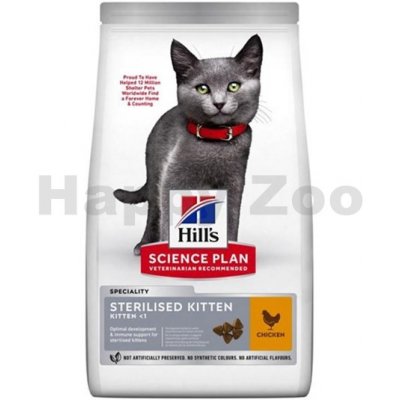 Hill's Science Plan Feline Sterilised Kitten Chicken 0,3 kg – Zboží Mobilmania