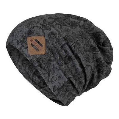 Sensor merino čepice Impress logo černá/skulls – Hledejceny.cz