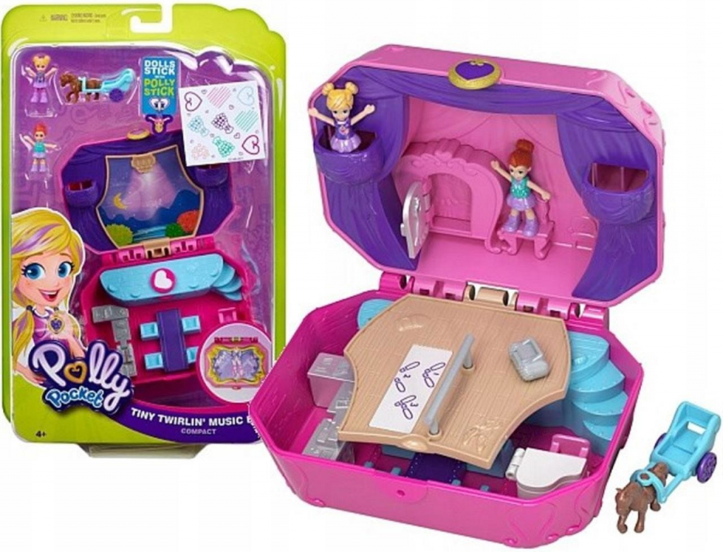 Mattel Polly Pocket Pidi svět do kapsy Tiny twirlin music box