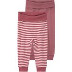 lupilu Dívčí kalhoty "Jogger" s BIO bavlnou, 2 kusy (86/92, růžová/pruhy) – Zboží Mobilmania