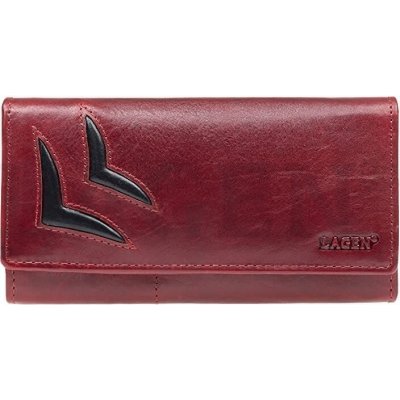 Lagen black Red 6011 T dámská kožená peněženka