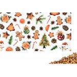 VFstyle Gingerbread nahřívací polštářek s třešňovými peckami 30x15 cm – Zboží Dáma