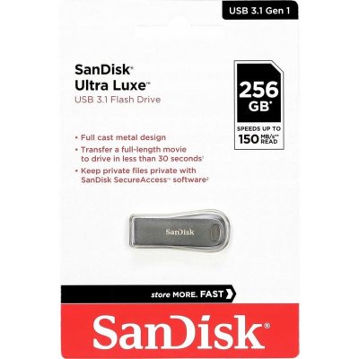SanDisk Ultra Luxe 256GB SDCZ74-256G-G46 – Sleviste.cz