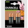 Baterie nabíjecí Duracell AAA 900 mAh 4ks 10PP050052