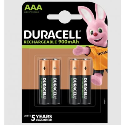 Duracell AAA 900 mAh 4ks 10PP050052 – Zboží Mobilmania