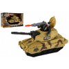 Auta, bagry, technika Teddies Tank s vojákem plast 8x24cm na volný chod v krabici 27,5x17x10cm 00861332-XG