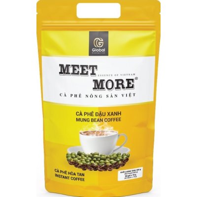 Meet More 4in1 instantní ochucená mung bean káva 0,9 kg