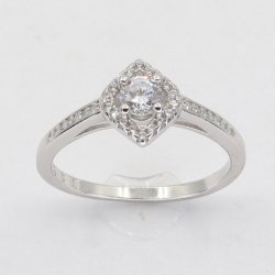 Amiatex Stříbrný prsten 105363