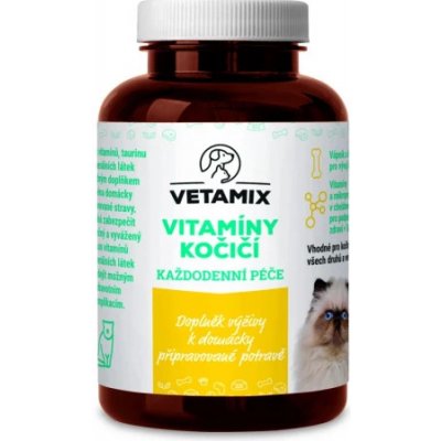 Vetamix Vitamíny kočičí každodenní péče 150 g – Zbozi.Blesk.cz