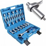 FALCON Hlavice s průchozí ráčnou na servis tlumičů McPherson, sada 18ks – Zboží Mobilmania