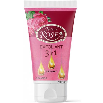 Natural Rose Oils of Life exfoliant 3 v 1 150 ml – Zboží Mobilmania