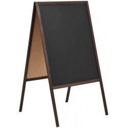 Default Title Oboustranná tabule z cedrového dřeva volně stojící 60 x 80 cm