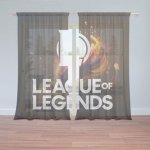 Sablio Záclony League of Legends Abstract: 2ks 150x250cm – Hledejceny.cz