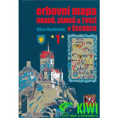 Erbovní mapa hradů, zámků a tvrzí v Čechách 1 – Hledejceny.cz