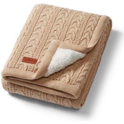 BabyOno Zateplená bavlněná pletená deka Béžová – Hledejceny.cz