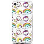 Pouzdro TopQ iPhone SE 2020 silikon Chunky Unicorns – Zboží Mobilmania