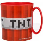 SAFTA Minecraft dětský červený plastový hrnek 350 ml – Sleviste.cz