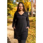 Jsem máma Bambusové šaty s légou černé – Zboží Mobilmania