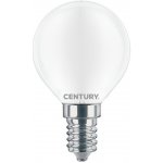 Century LED FILAMENT MINI GLOBE SATEN 6W E14 3000K 806Lm 360d 45x80mm IP20 CEN INSH1G-061430 – Hledejceny.cz