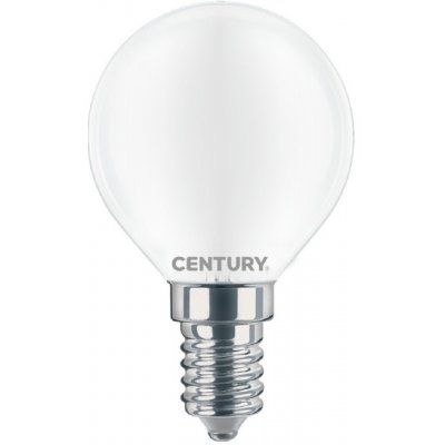 Century LED FILAMENT MINI GLOBE SATEN 6W E14 3000K 806Lm 360d 45x80mm IP20 CEN INSH1G-061430 – Hledejceny.cz