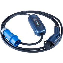 Akyga nabíjecí kabel CEE 3-pin Typ 2 LCD displej 7,2kW 32A 5m AK-EC-14