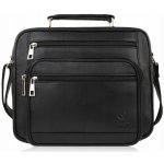 Paolo Peruzzi taška na dokumenty z pravé kůže bez vzoru – Zboží Mobilmania