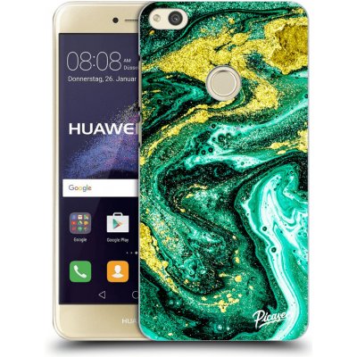 Pouzdro Picasee silikonové Huawei P9 Lite 2017 - Green Gold čiré