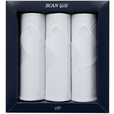 SCANquilt dámské kapesníky VIP 3 ks L79 bílá L79 dámské – Zboží Dáma