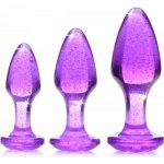 Booty Sparks Shimmering Gem Anal Plug Set – Zboží Dáma