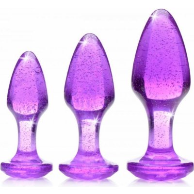 Booty Sparks Shimmering Gem Anal Plug Set – Zboží Dáma