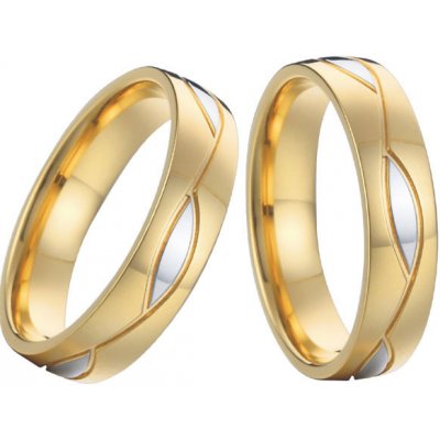 Steel Wedding Snubní prsteny SPPL006-BK – Zboží Mobilmania