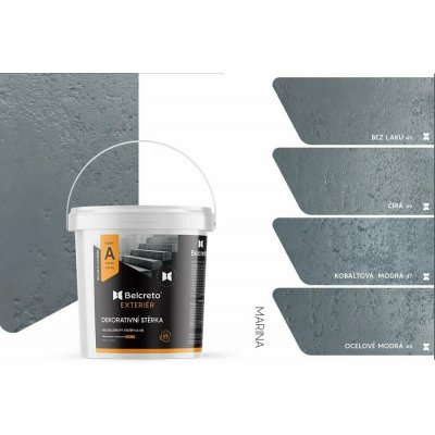 Belcreto proExteriér sada 3 m² dekorativní stěrka Marina Oceľová modrá – Hledejceny.cz