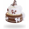 Plenkový dort Plenkovky Dvoupatrový plenkový dort čokoládový