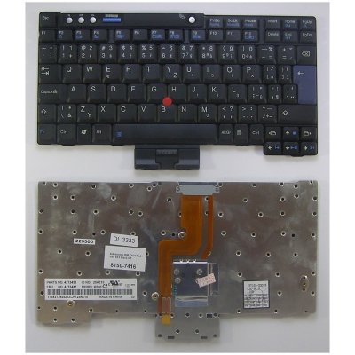 česká klávesnice IBM Lenovo ThinkPad X60 X61 černá CZ