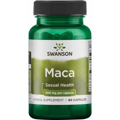 Swanson Maca Horská Extract (Lepidium meyenii), 500 mg, 60 kapslí